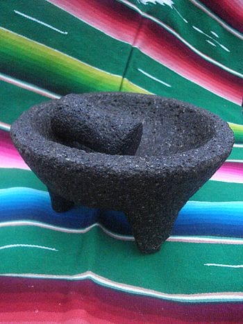 A molcajete and tejolote