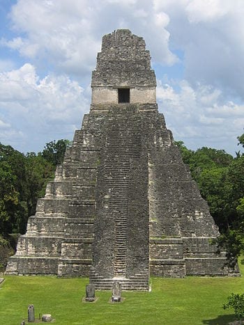 Tikal (Guatemala), temple 1, August 2006
