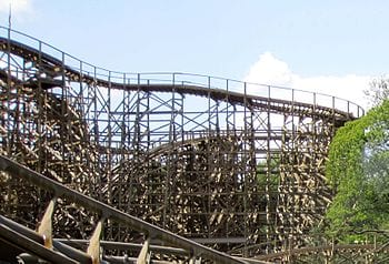 English: Photo of roller coaster